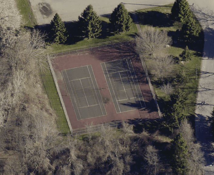 Badgerow Park Common Area pickleball courts