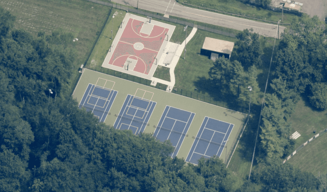Pat and B.J. Highland Memorial Tennis Courts pickleball courts