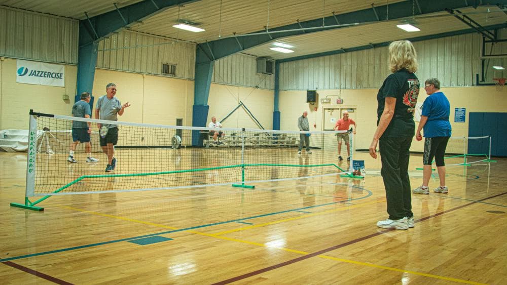 Van Buren Township Recreation Department pickleball courts