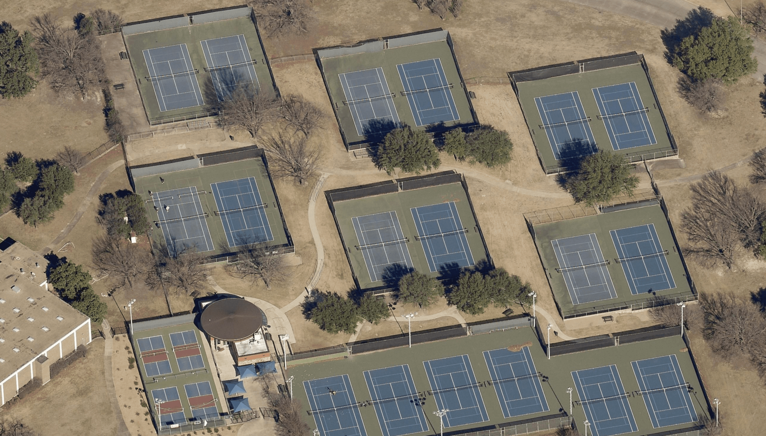 Samuell Grand Tennis Center pickleball courts