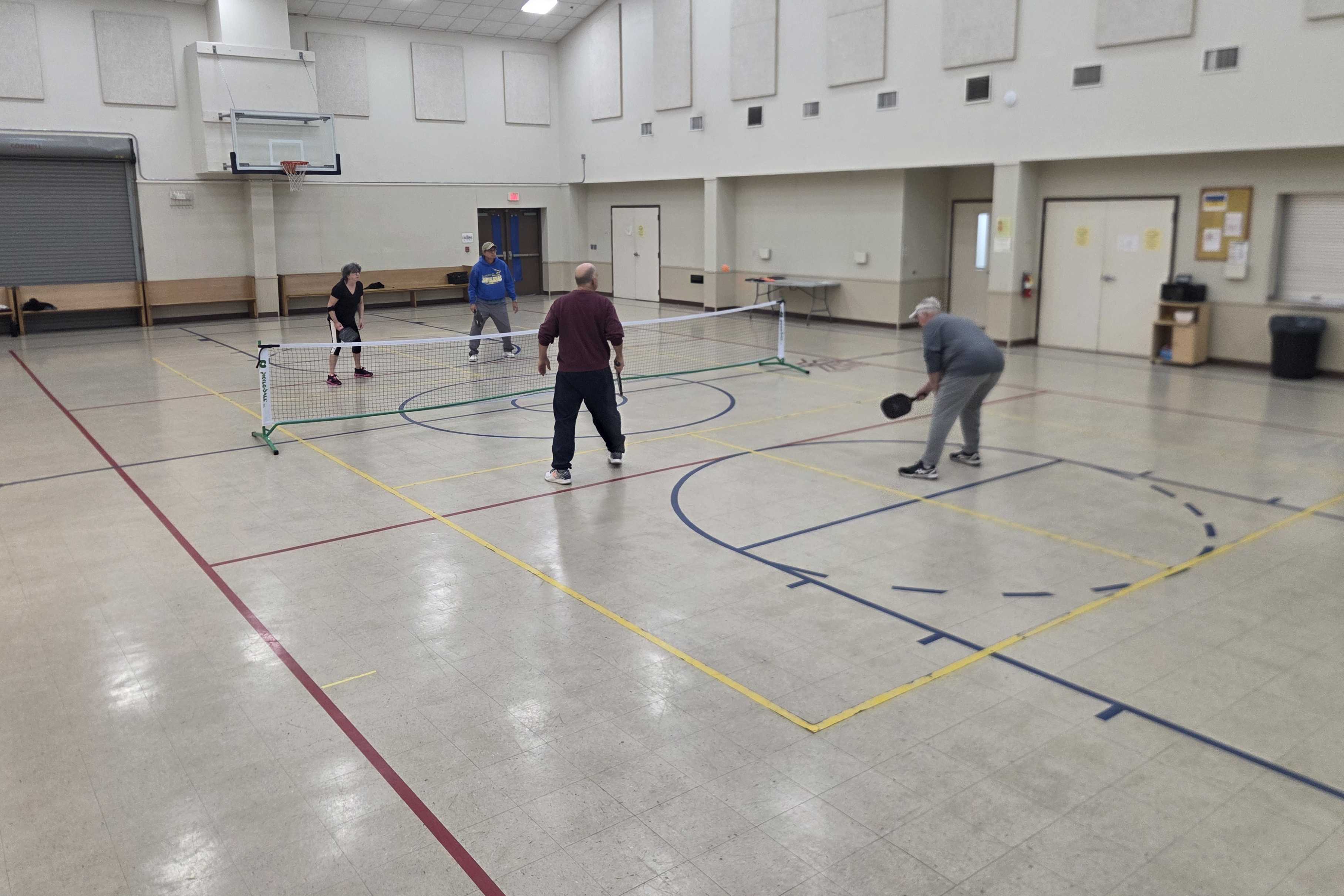 First Methodist Lockhart Gym pickleball courts