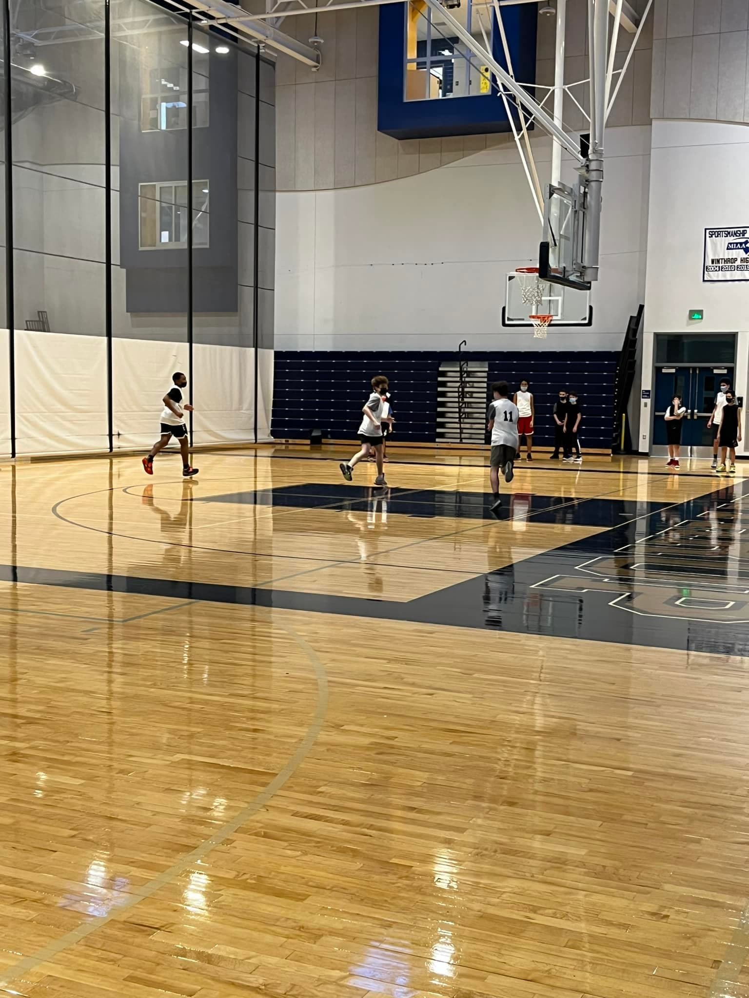 Winthrop Middle School Gym pickleball courts