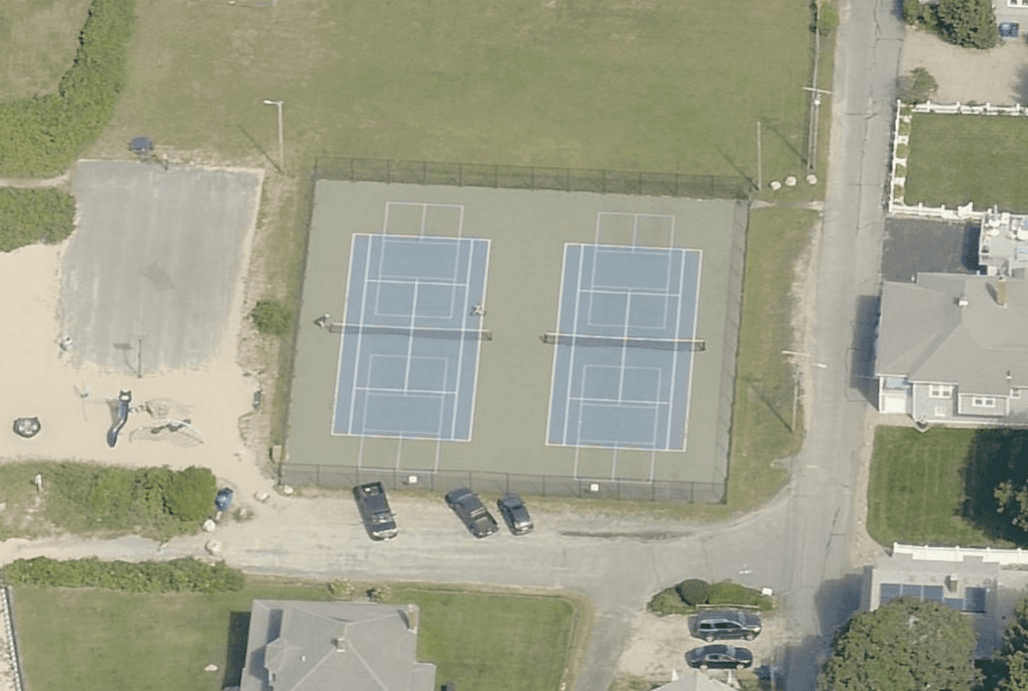 Monument Beach Playground pickleball courts