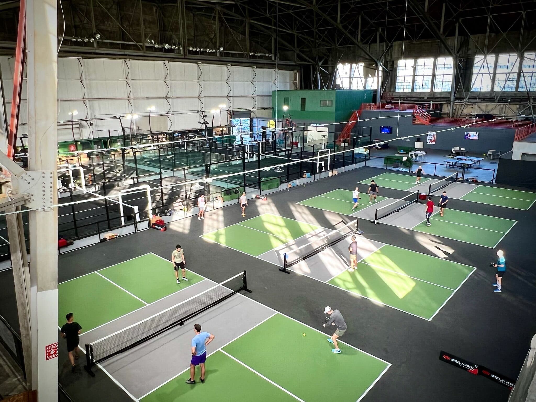 Bay Padel Indoor Padel and Pickleball Courts in San Francisco pickleball courts