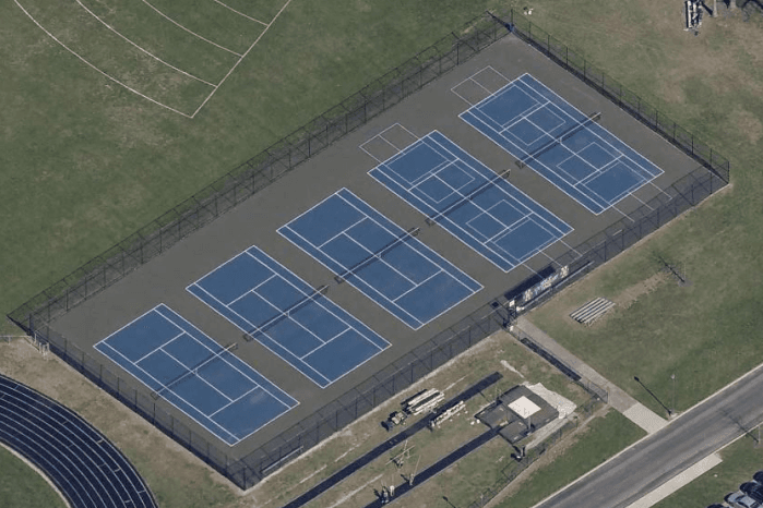 Berea/Midpark Middle School pickleball courts