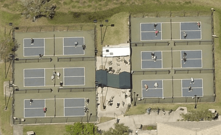 Pelican Preserve pickleball courts