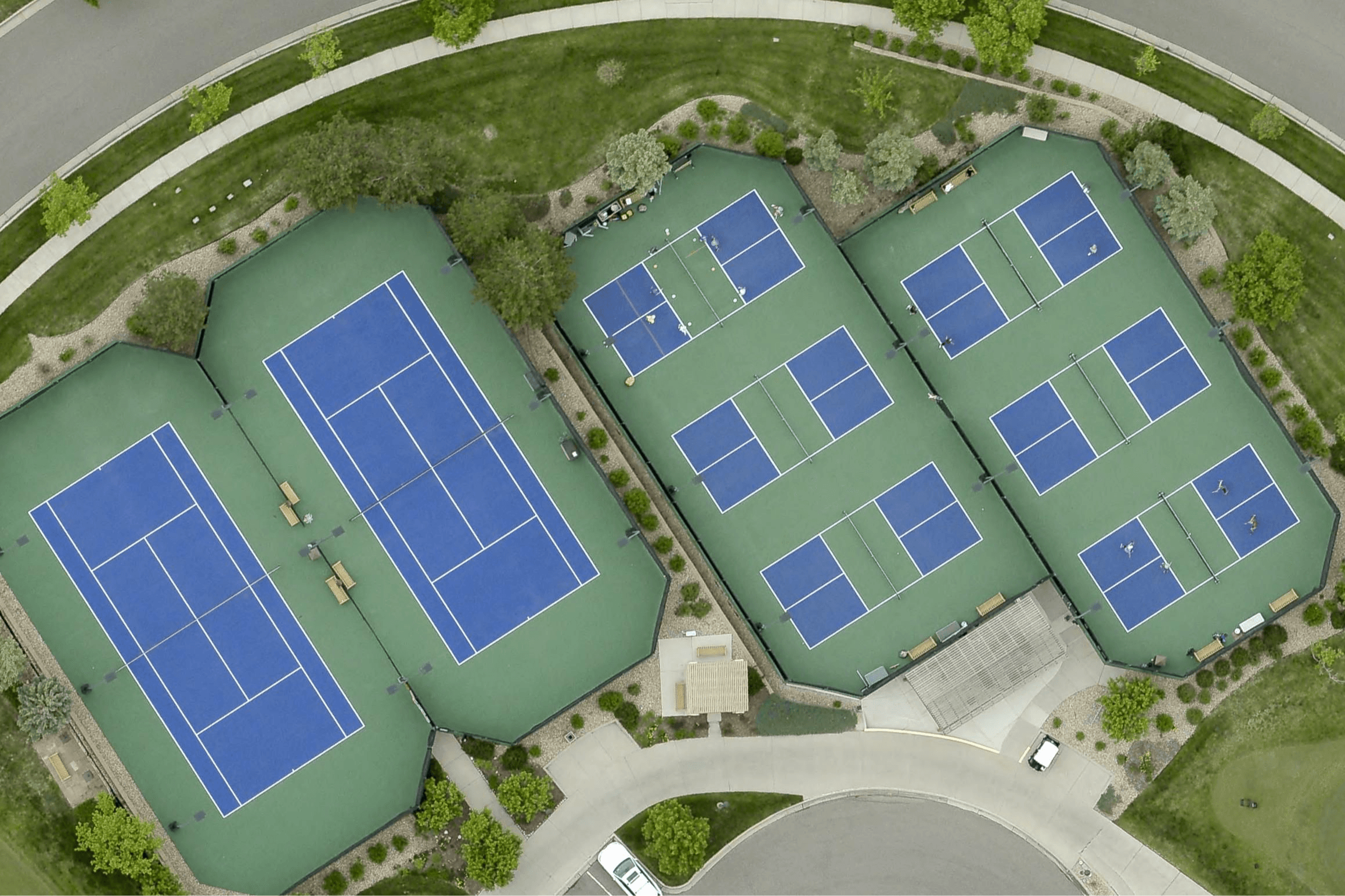 HEB Pickleball Club pickleball courts