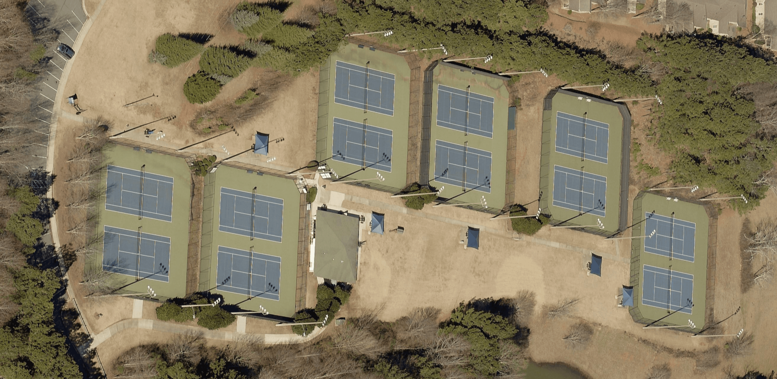 Lost Mountain Tennis Center pickleball courts