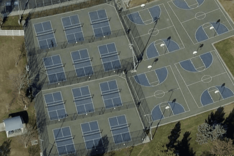 West Valley City Family Fitness Center pickleball courts