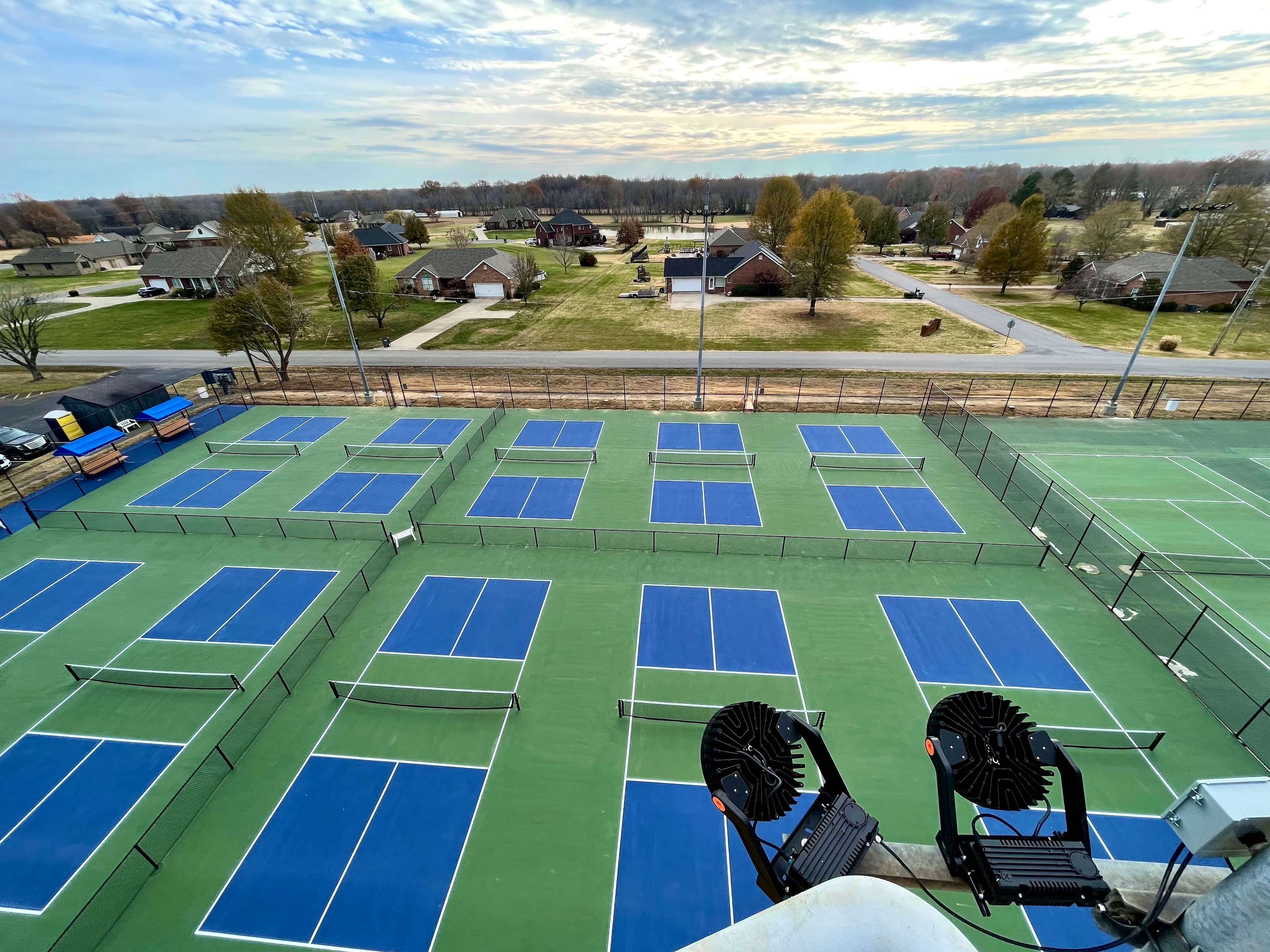 Heath Community Park pickleball courts