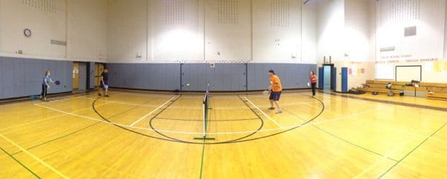 Dryden High School pickleball courts