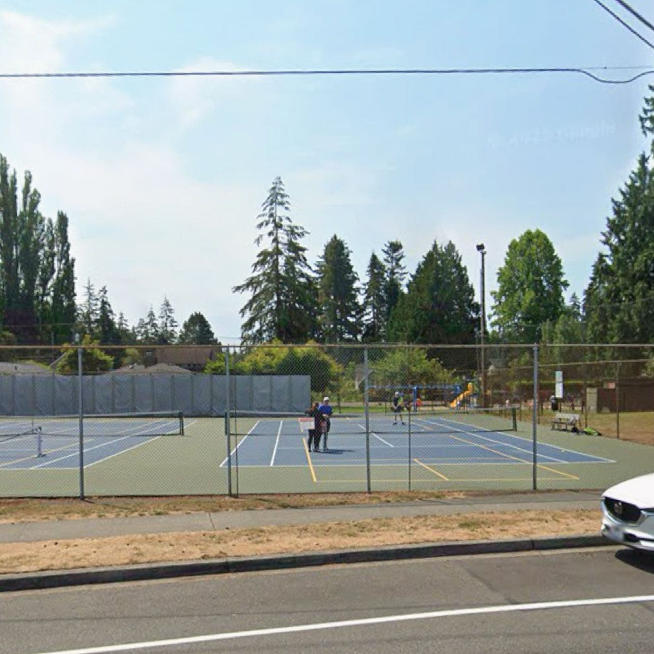 Gene Goodwin Memorial Tot Lot pickleball courts