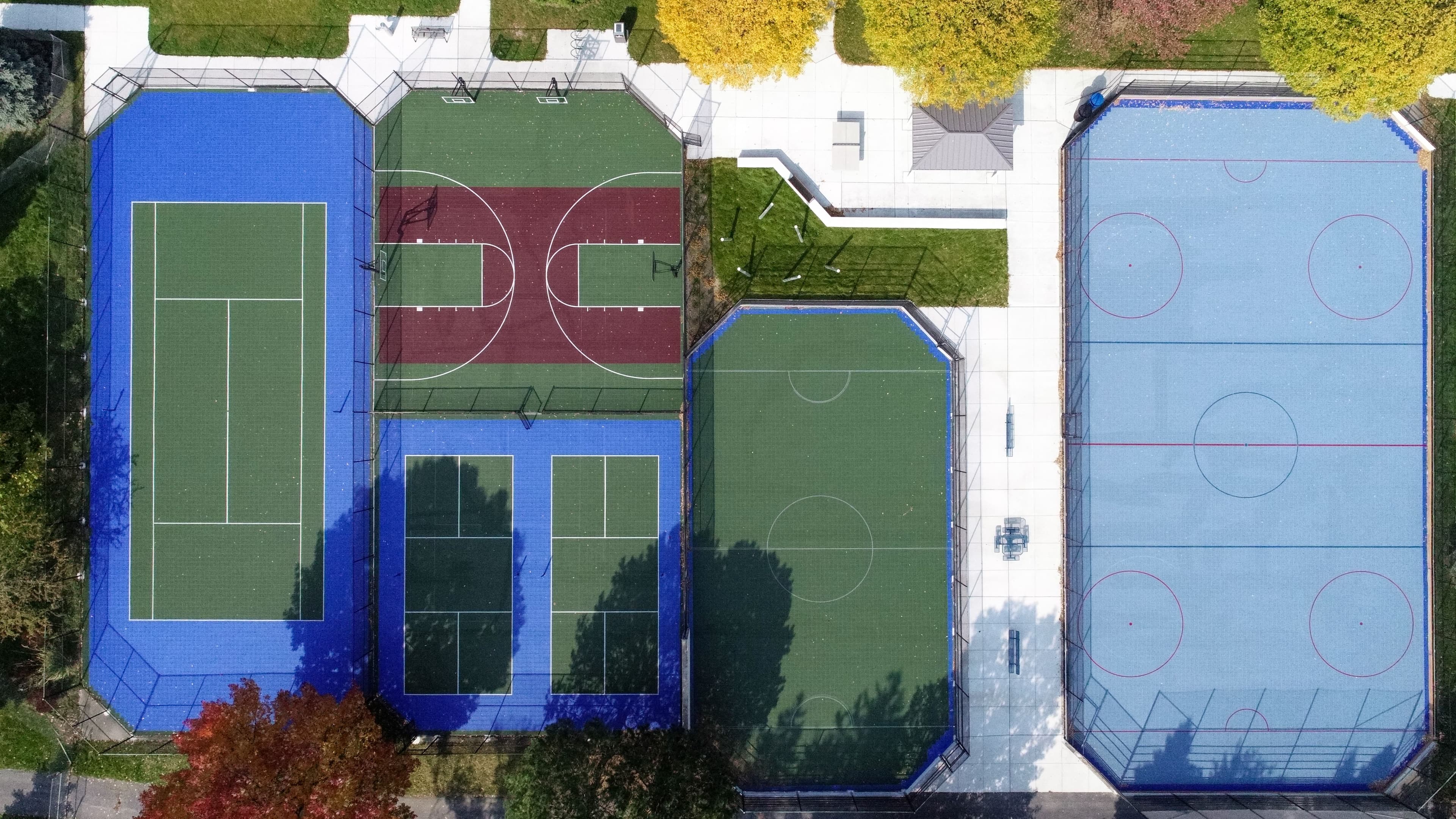 Burning Bush Trails Park pickleball courts