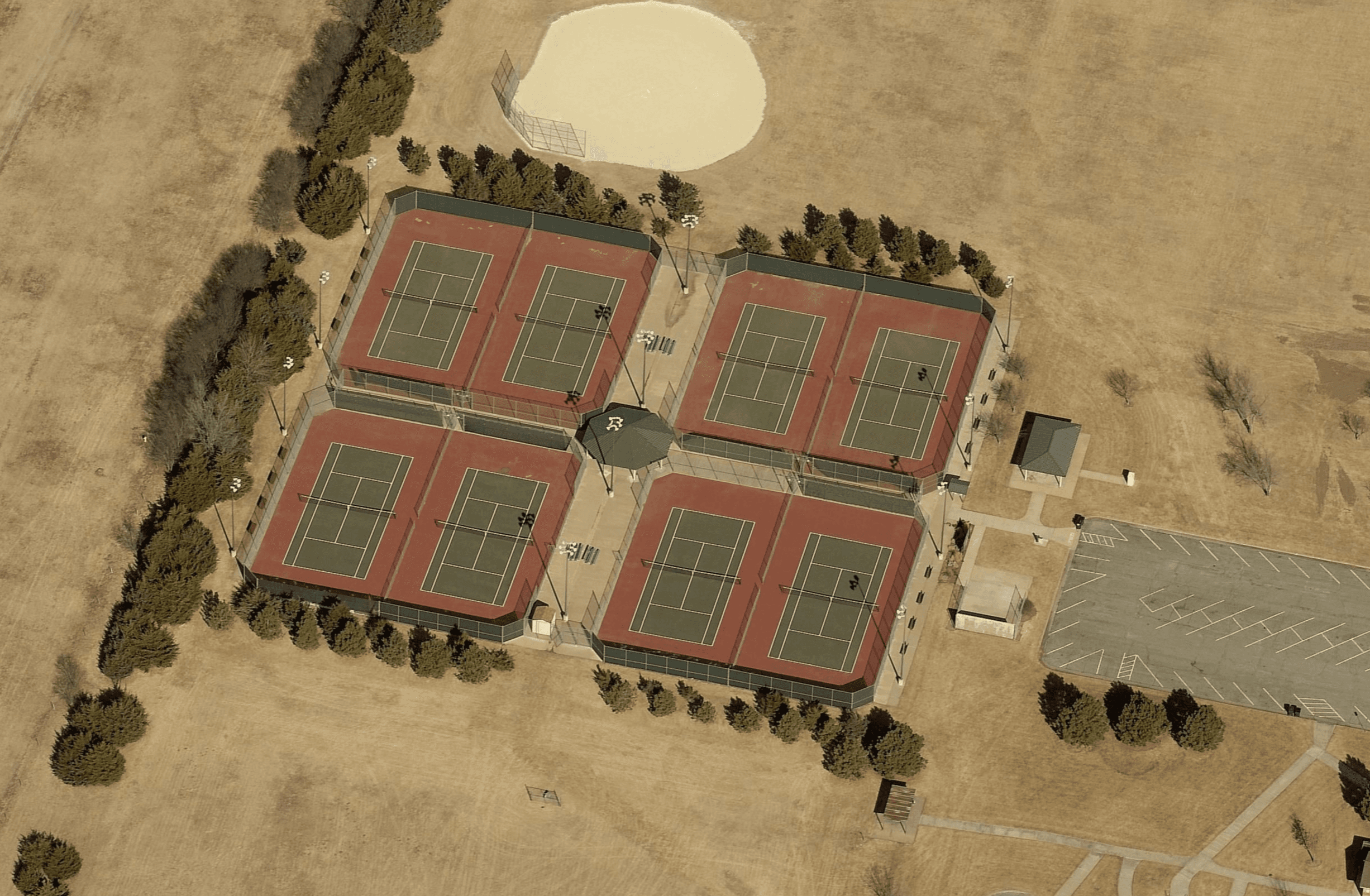 Fairgrounds Tennis Complex pickleball courts