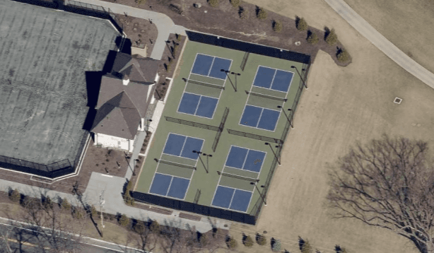 Old Warson Country Club pickleball courts