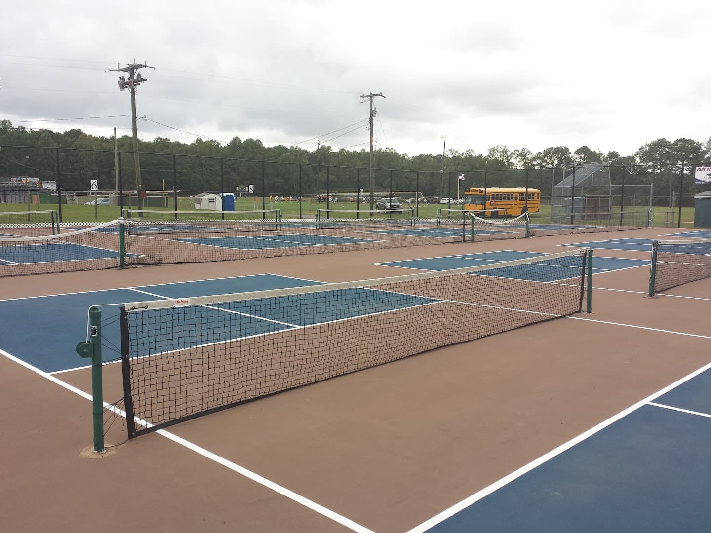 John M. Clayton Elementary School pickleball courts