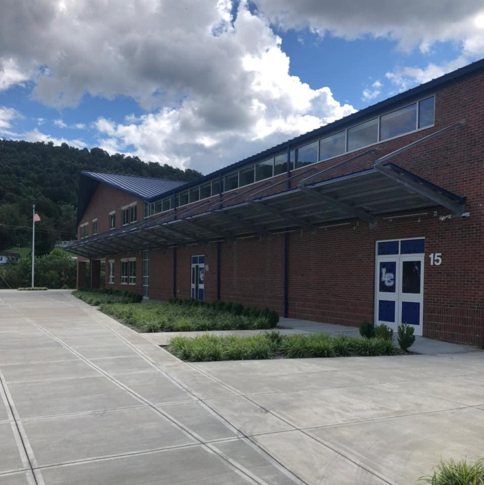 Lewis County Central Elementary pickleball courts