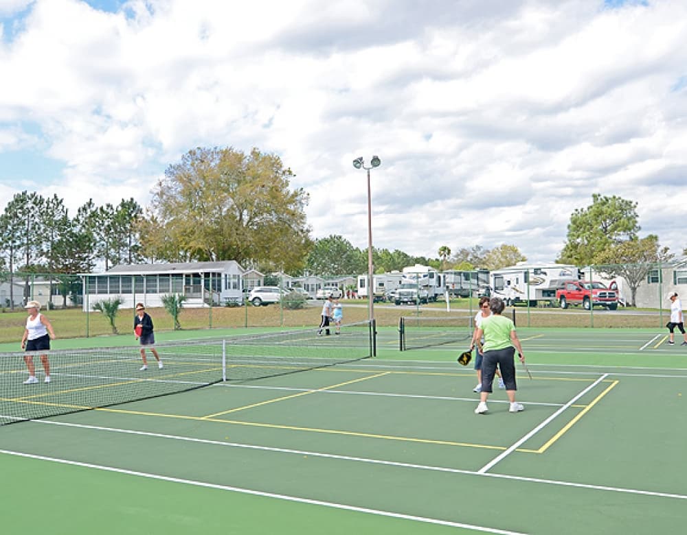 Lake Magic RV Resort pickleball courts