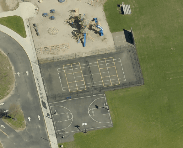 Downsville Central School PK-12 pickleball courts