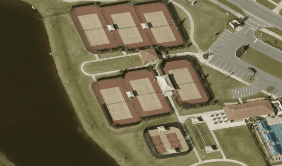 Addison Village Club pickleball courts