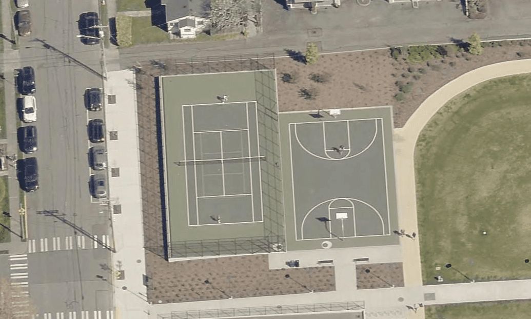 Civic Center Playfield pickleball courts