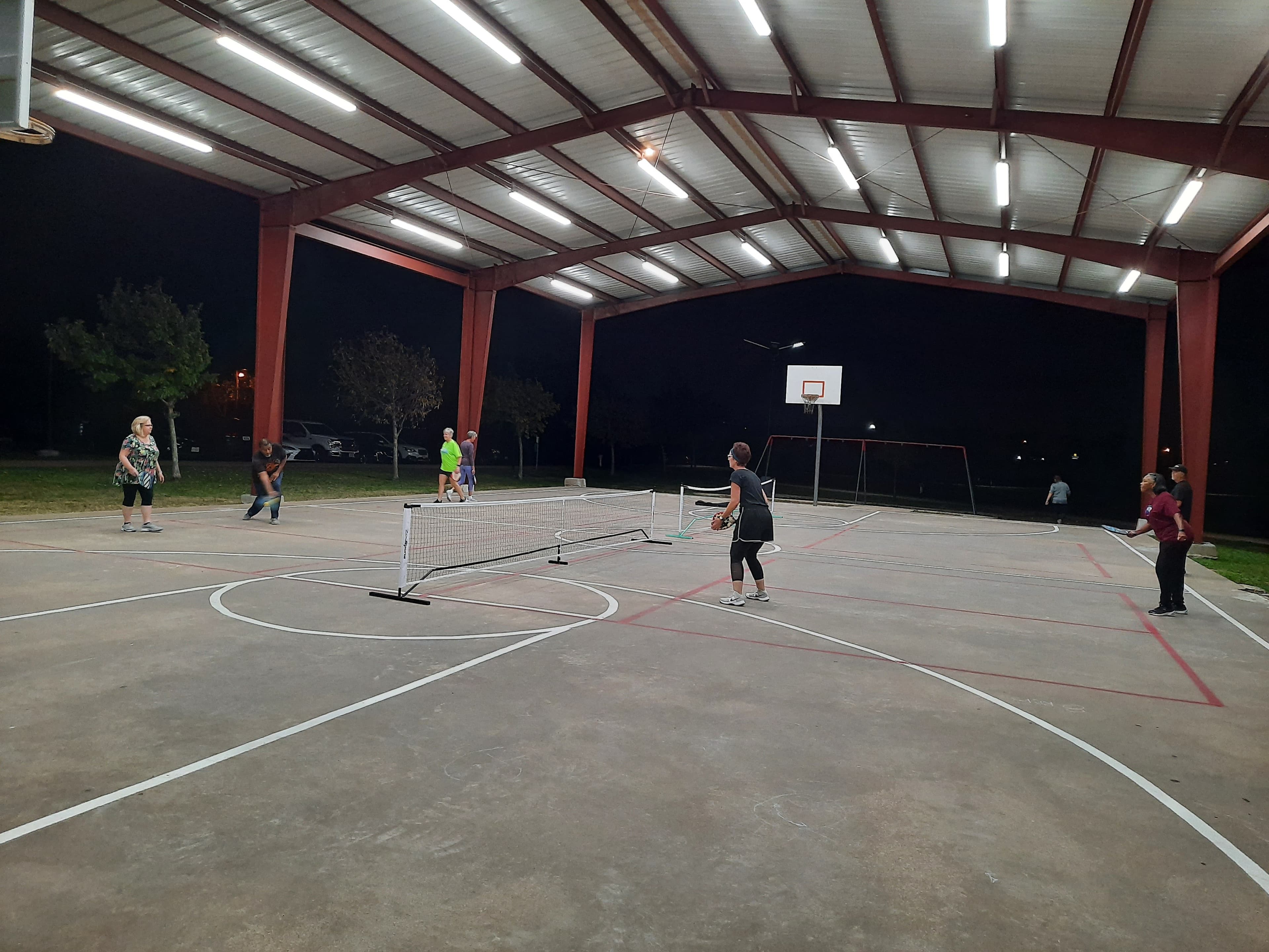 Haslet Community Park pickleball courts