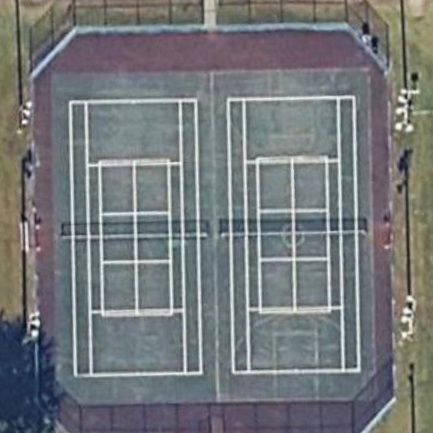 Newman Fitness Center pickleball courts