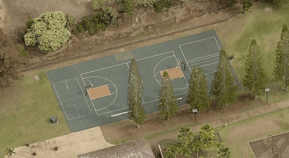 Tennis Courts by Lanai Youth Center pickleball courts