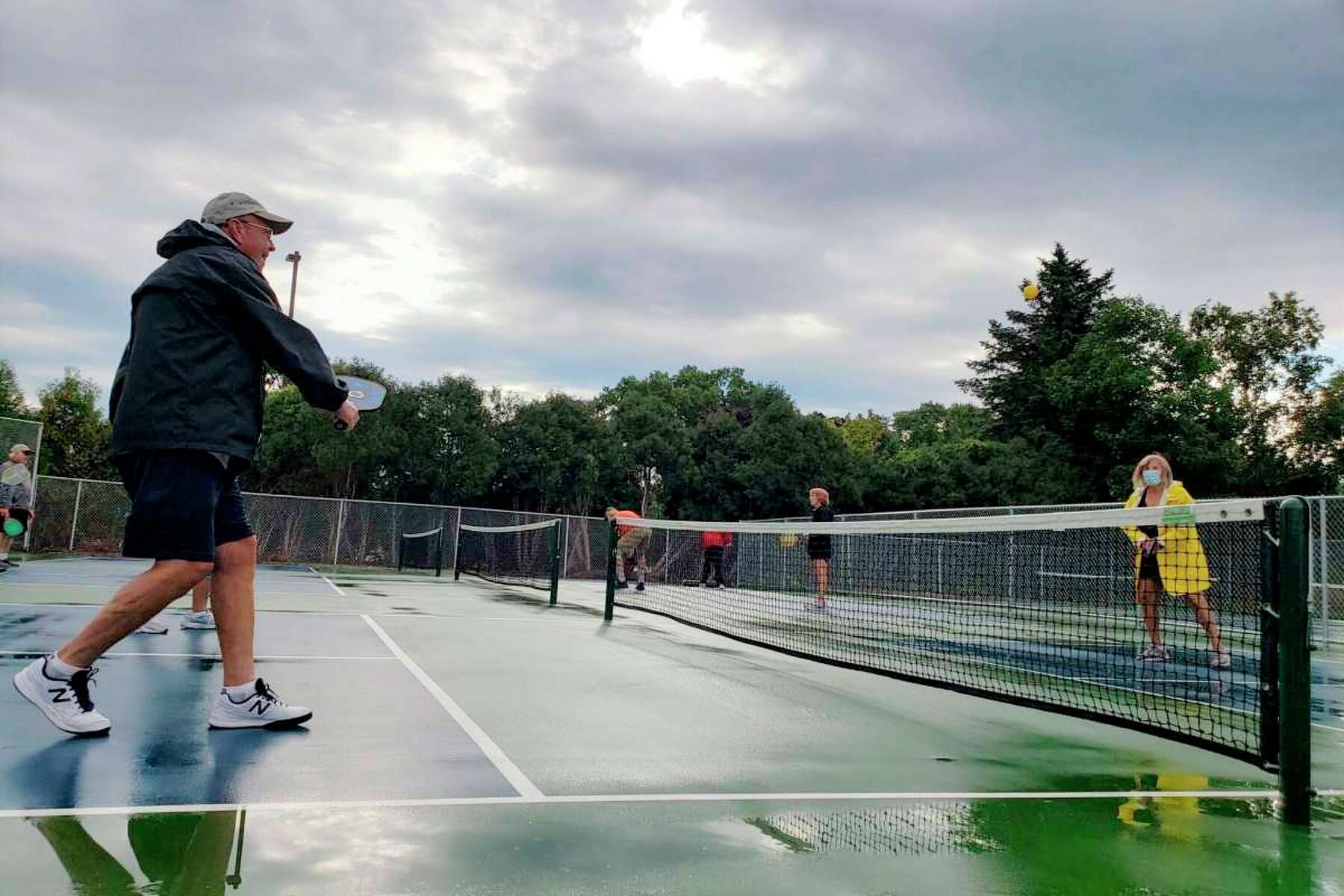 Manistee Township Hall pickleball courts