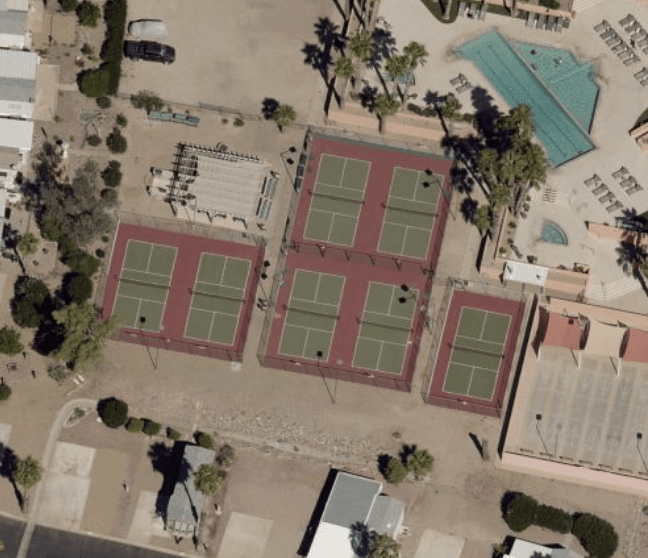 Gold Canyon RV & Golf Resort pickleball courts