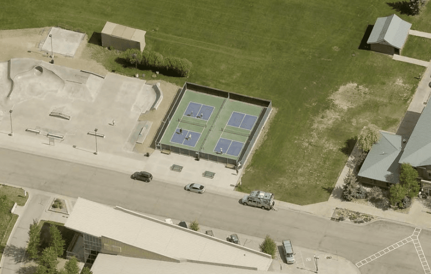 Granby courts at Polhamus Park pickleball courts