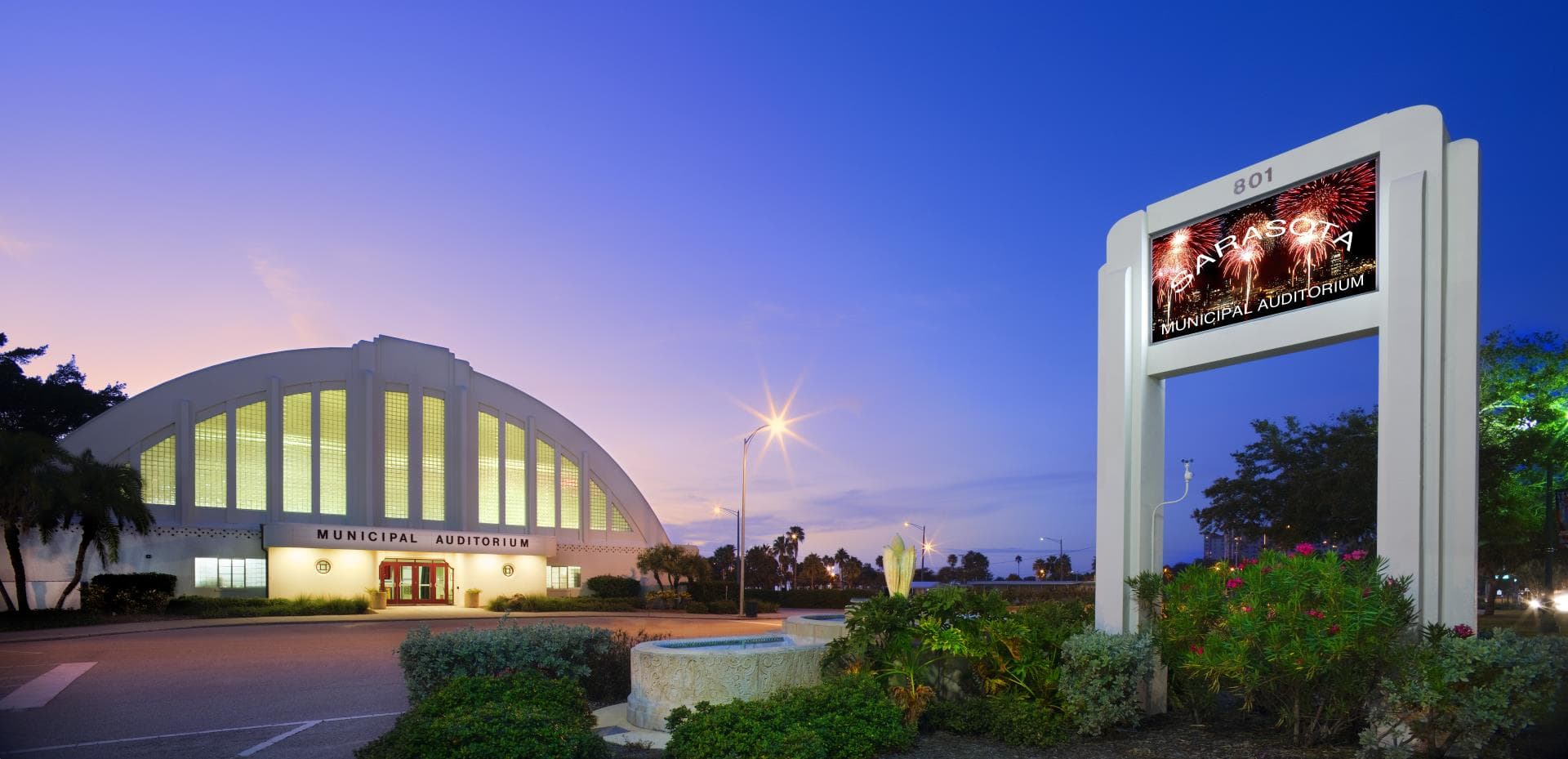Sarasota Municipal Auditorium pickleball courts