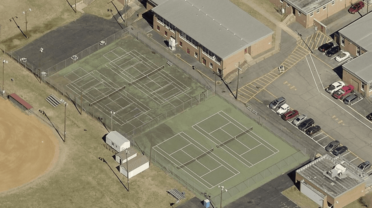 Moody Middle School pickleball courts