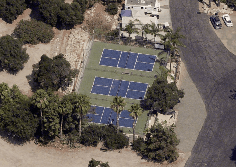 Glen Eden Sun Club pickleball courts