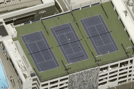 WeHo Rooftop pickleball courts