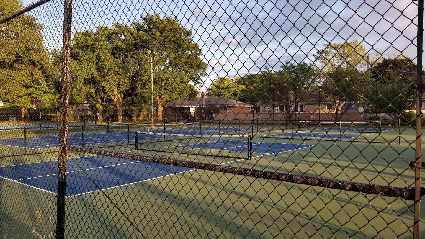 Niles Park District Kirk Lane Park pickleball courts