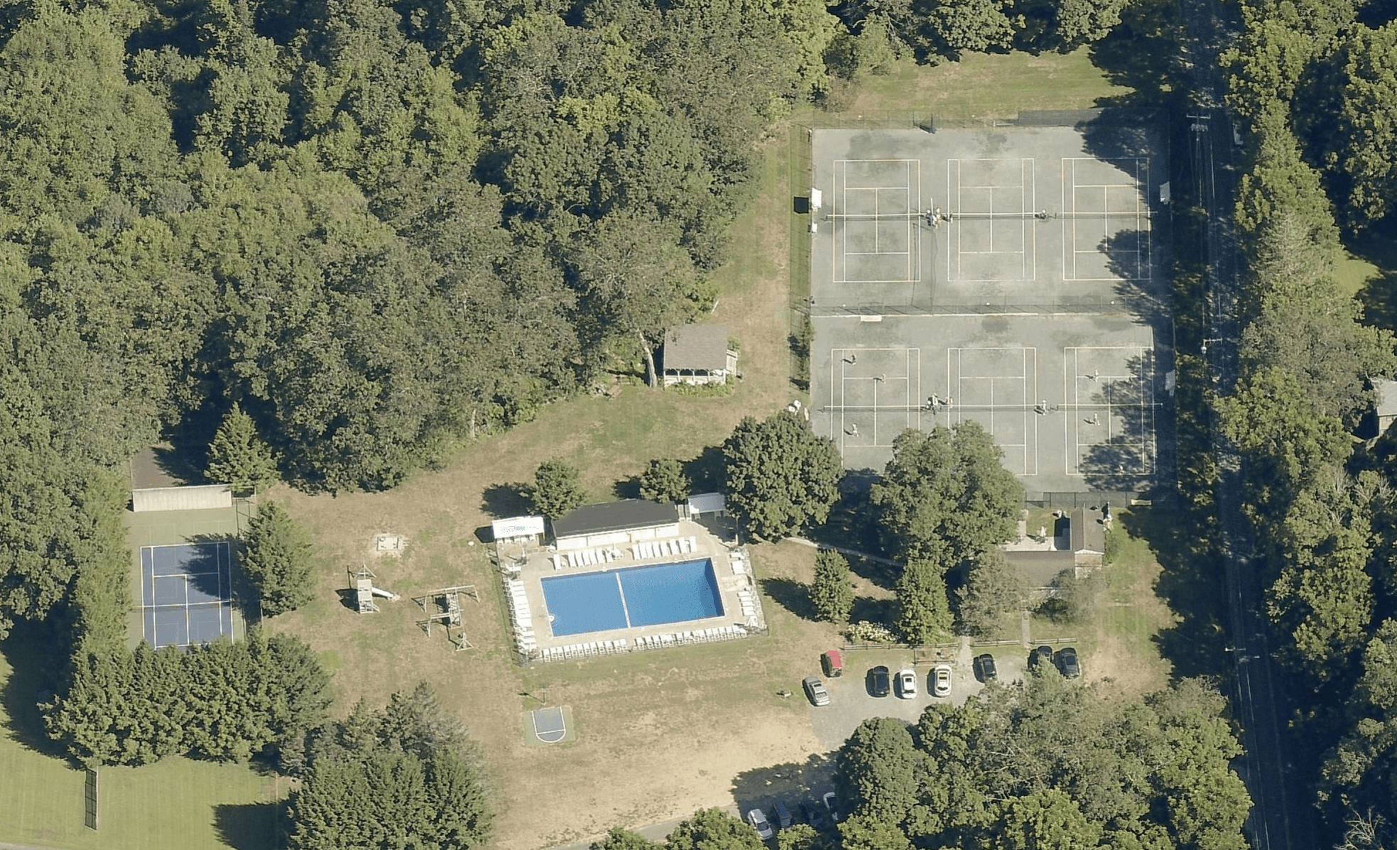 New Milford Tennis & Swim Club pickleball courts