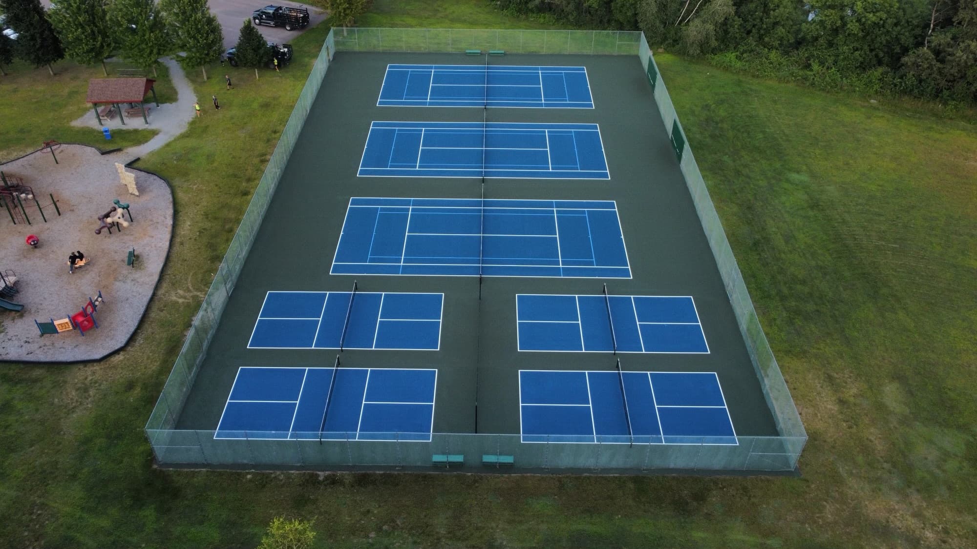 Bombardier Park East pickleball courts