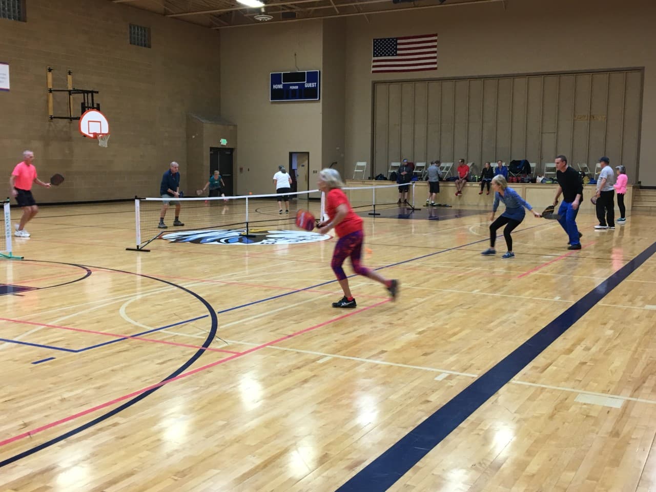 Darren Patterson Christian Academy Gym pickleball courts