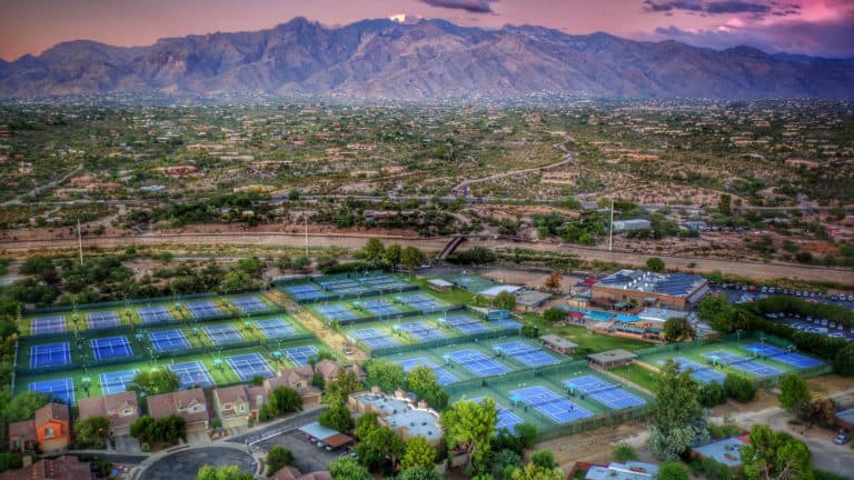 Tucson Racquet and Fitness Club pickleball courts