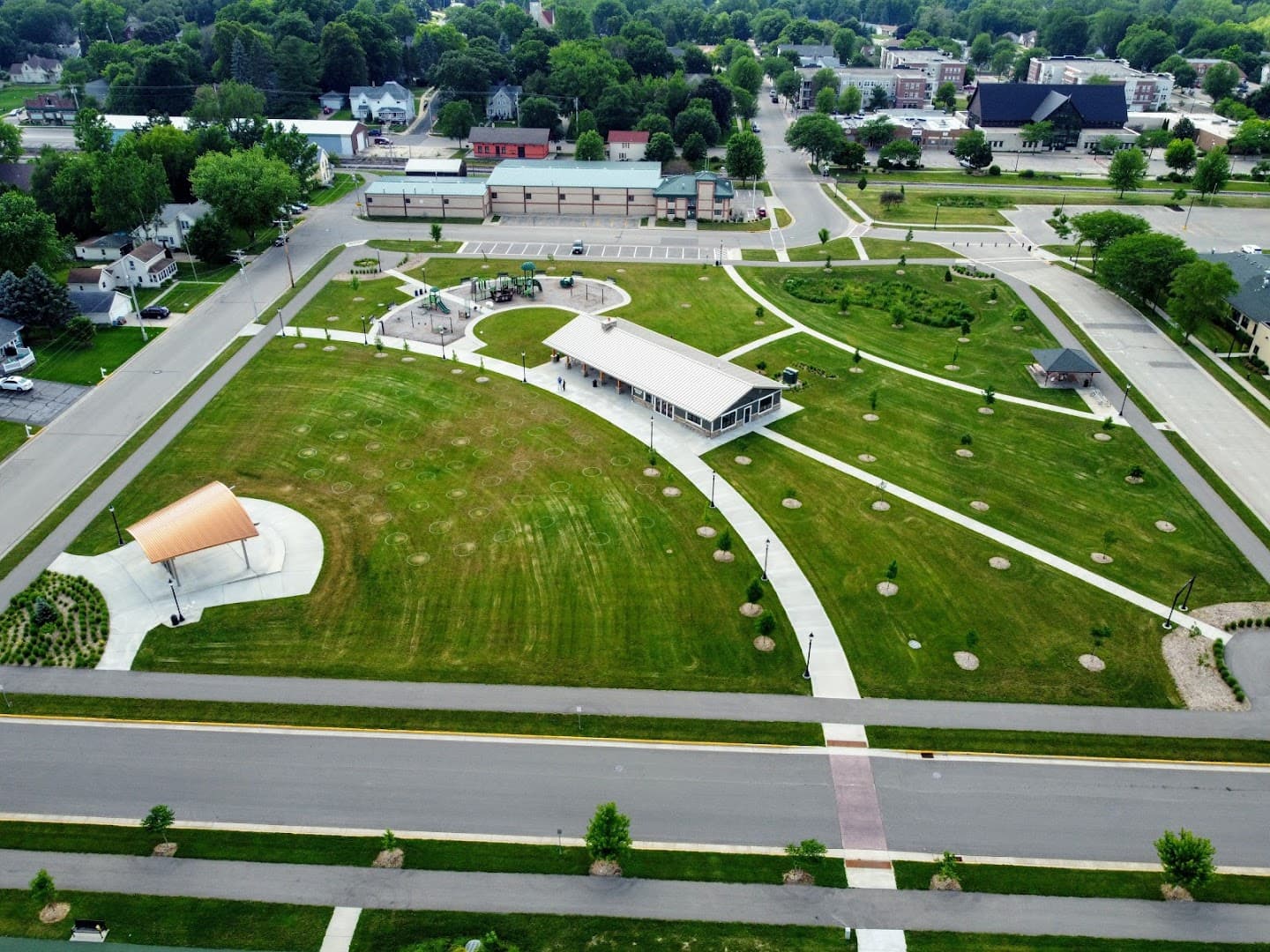 Deforest Fireman’s Park pickleball courts