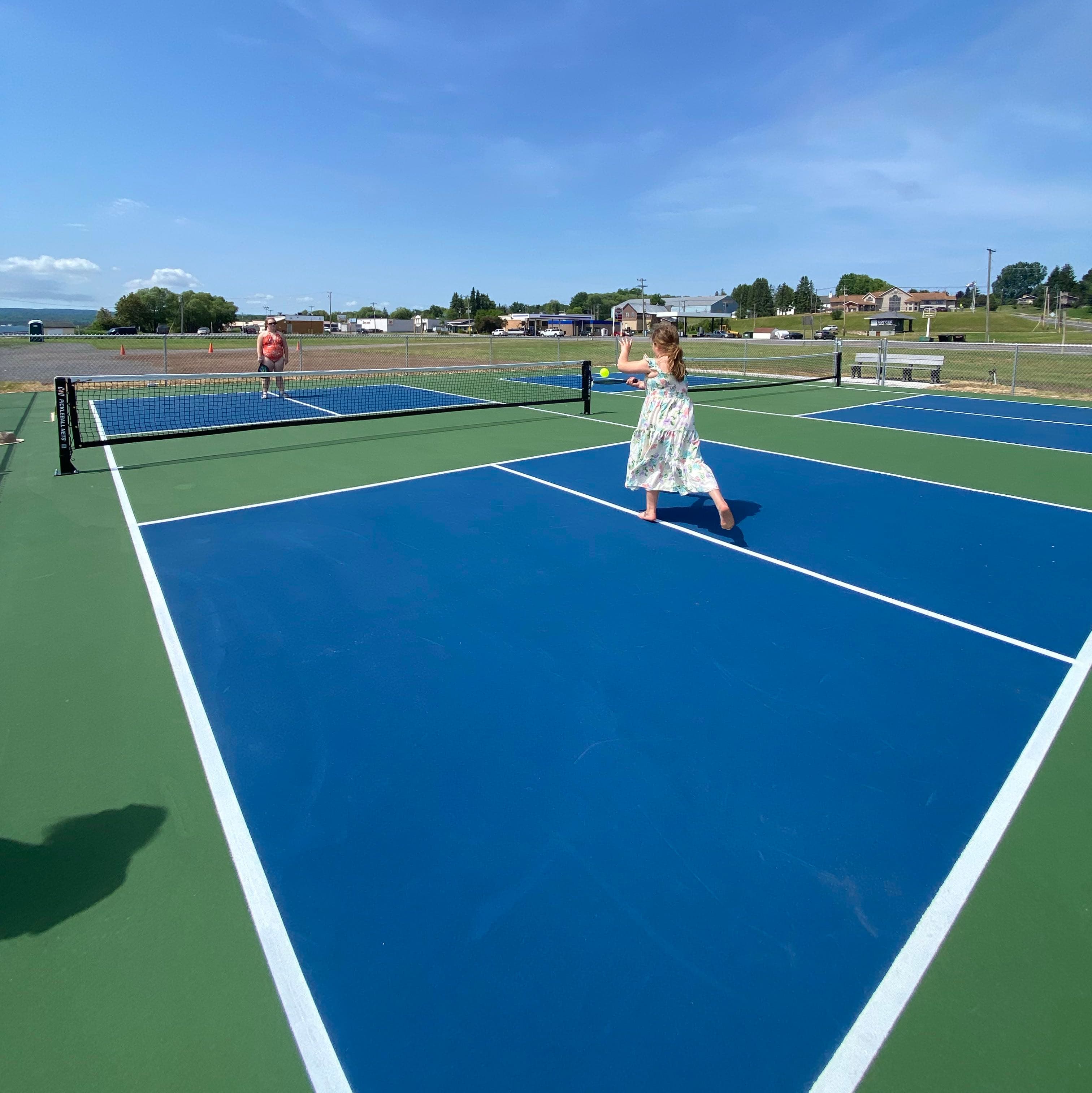 The Capul Recreation Park pickleball courts
