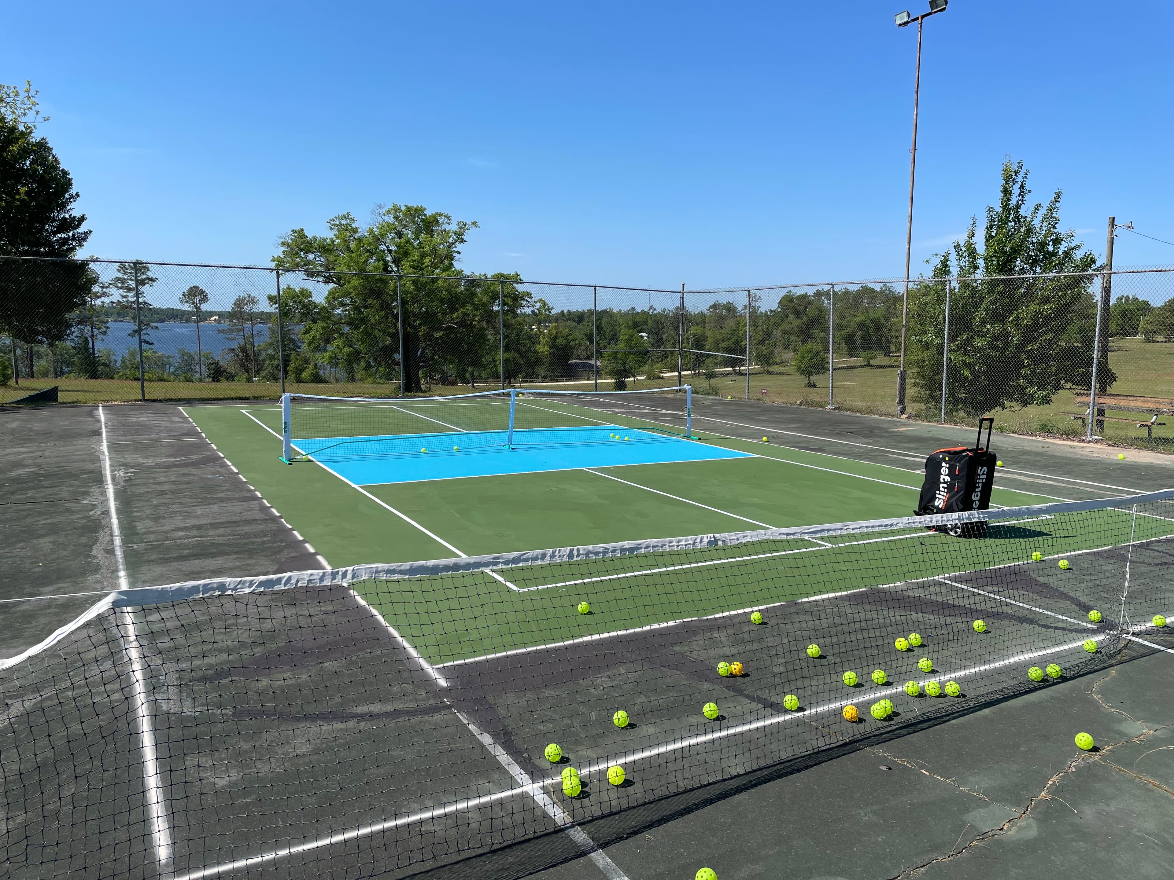 Compass lake in the Hills pickleball courts