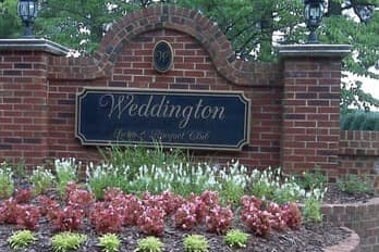 Weddington Swim & Racquet pickleball courts