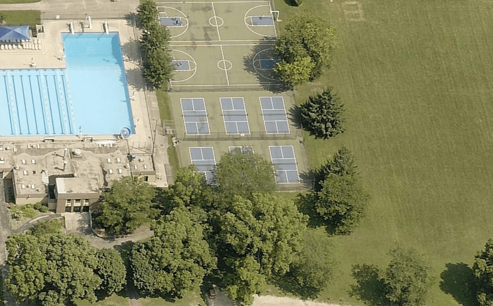 Belvidere Park pickleball courts