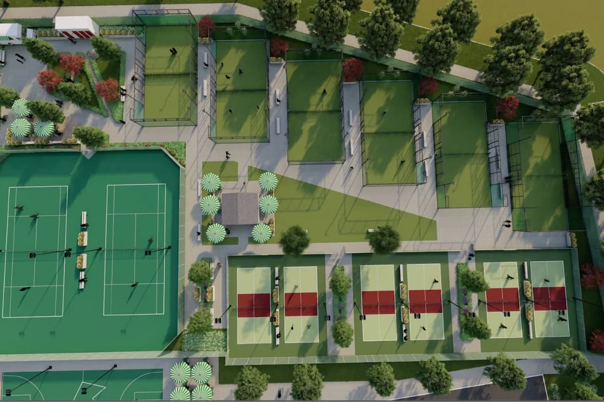 Utah City Racquet Club pickleball courts