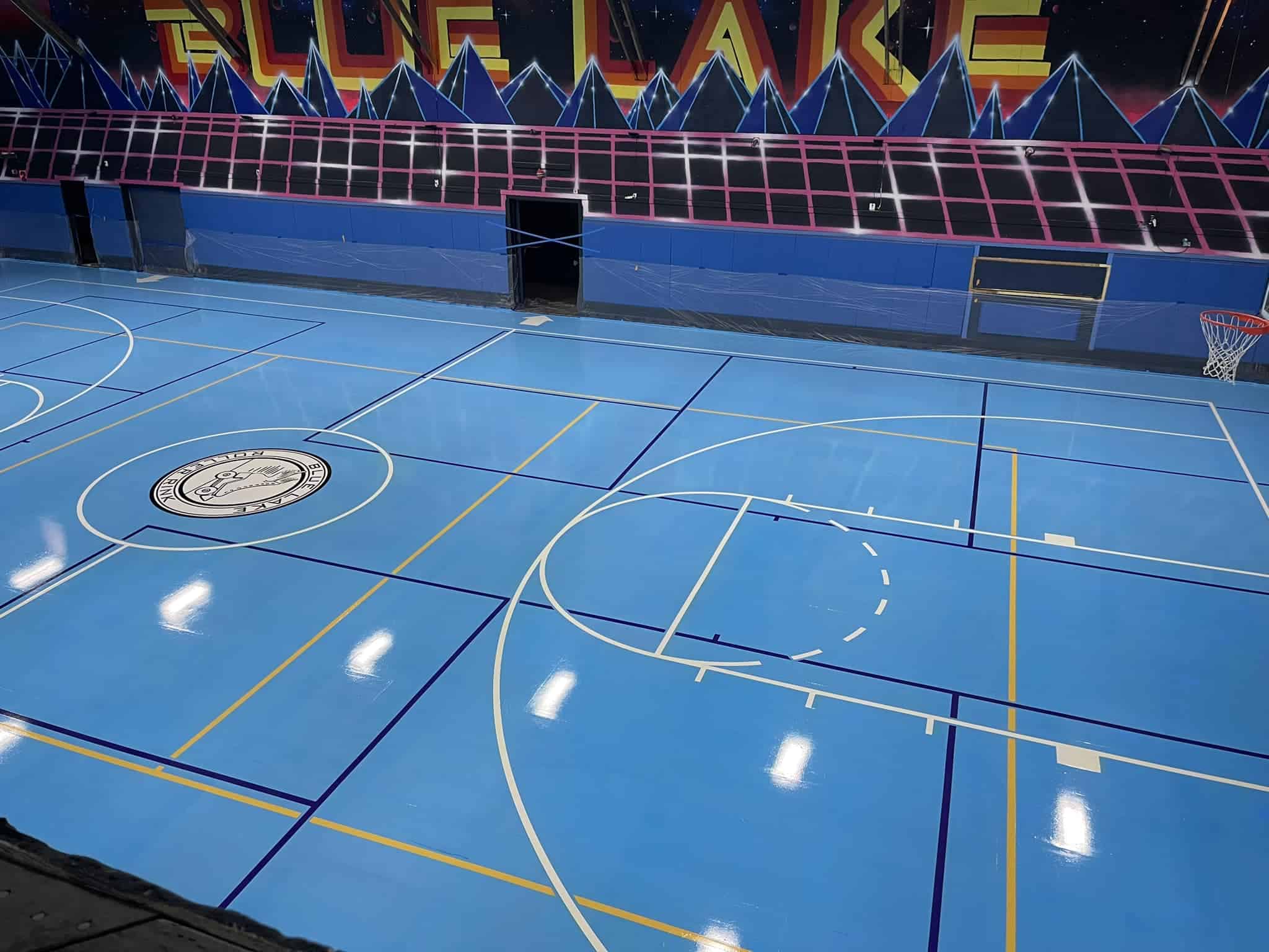 Blue Lake Roller Rink pickleball courts