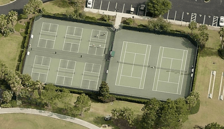 Odell Recreation Center pickleball courts