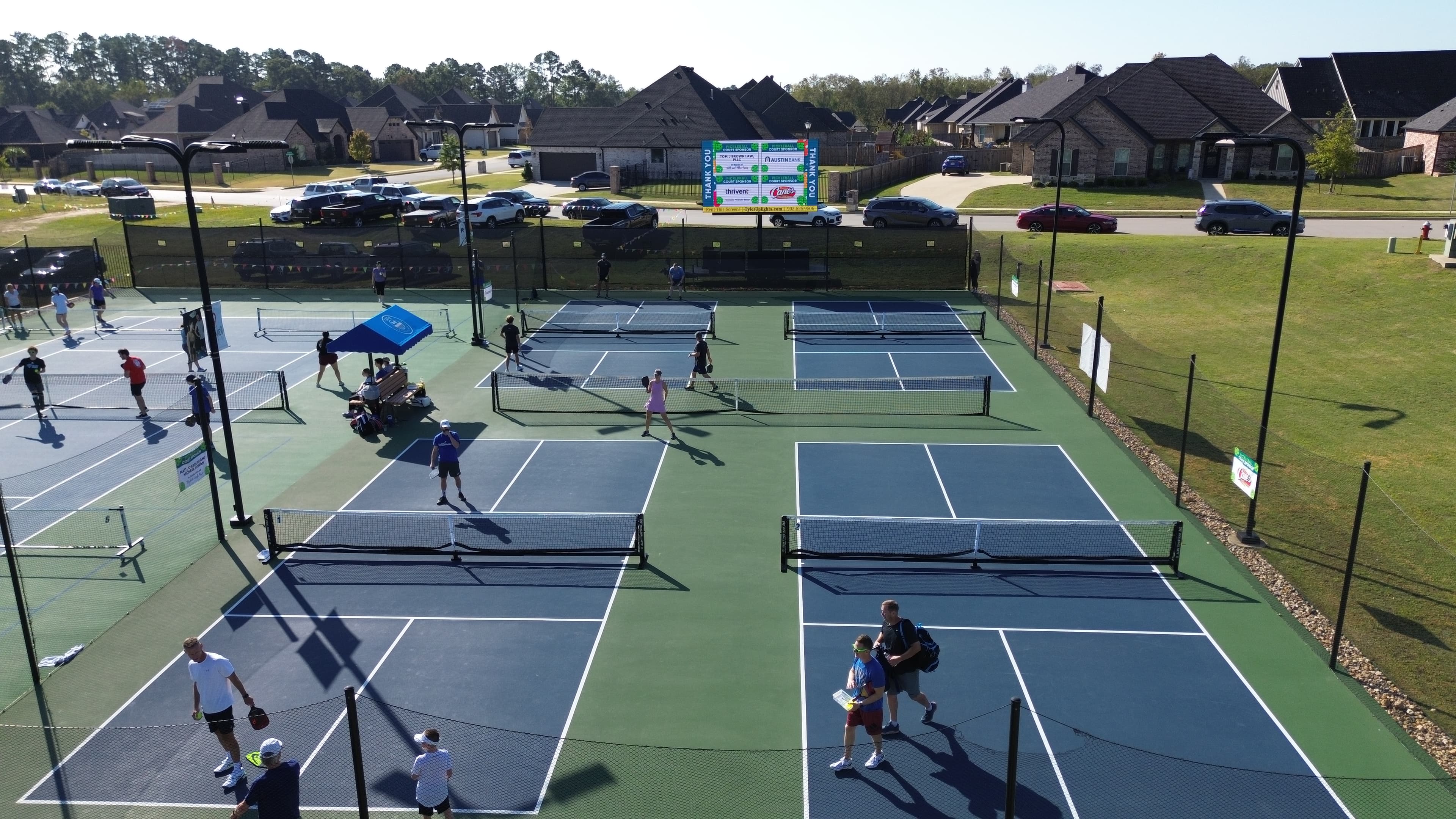 Tyler Athletic & Swim Club pickleball courts