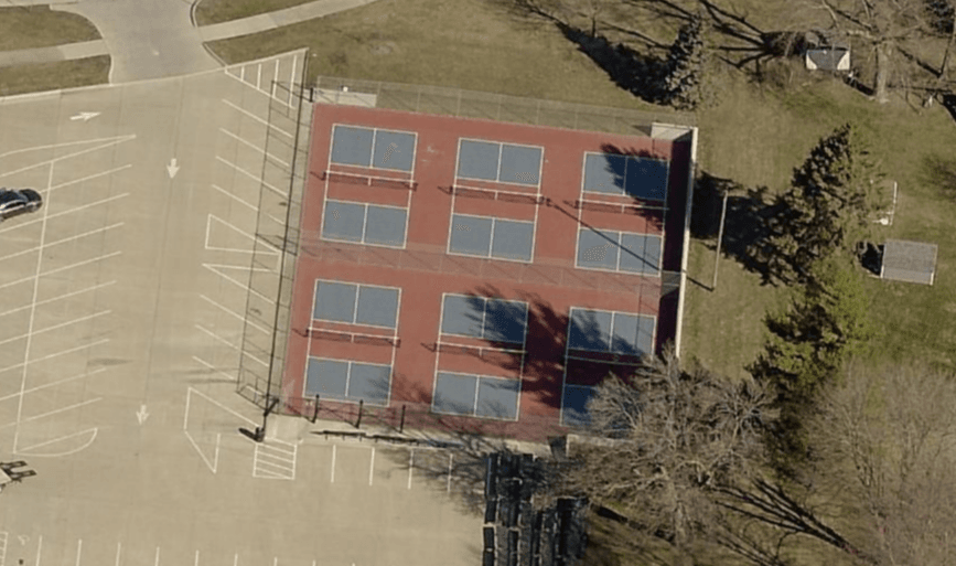 Pella City Park pickleball courts